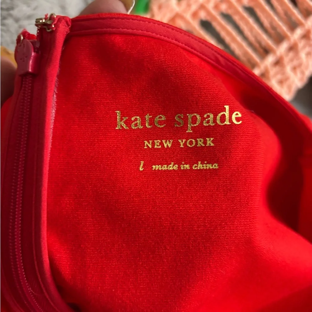 Kate Spade Perfect Red Dress size large. EUC - Picture 2 of 6